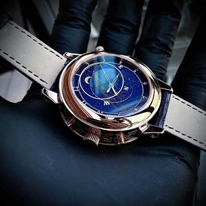 กลไกจักรกลคุณภาพสูงสุด ด้านหลังมีดีไซน์แกะสลักสองด้านสำหรับนาฬิกาข้อมือผู้ชาย - Product Image 5