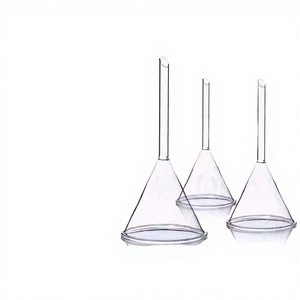 Entonnoir de laboratoire en verre borosilicaté 3.3 pour filtration chimique et transfert - Product Image 3