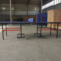 L'équipement d'entraînement portatif de Tennis de Table plient la Table de ping-pong avec la Table portative de roues