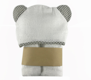Oem Kleine Moq Kids Handdoek Met Kap <span class=keywords><strong>Baby</strong></span> Hooded Badhanddoek Set - Product Image 4