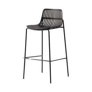 Silla de Bar de Diseño Moderno y Duradera con Reposabrazos, Silla de Bar de Alambre de Hierro Fija para Restaurante, Comedor, Sala de Estar, Uso Comercial y Exterior - Product Image 1