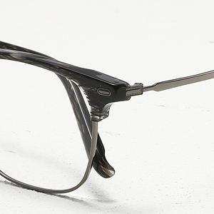 Gafas Rectangulares de Titanio M-124 con Montura Completa y Patrón de Mármol, Unisex para Adultos, Monturas para Corrección de la Visión - Product Image 5