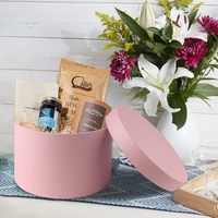 Vente en gros Boîtes cadeaux de luxe rondes/carrées avec couvercles pour cadeaux/anniversaire/mariage/Saint-Valentin/fête