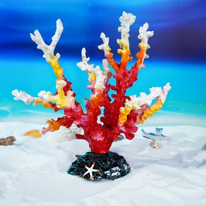 Hete Verkoop 20.5Cm Kleurrijk Koraal <span class=keywords><strong>Aquarium</strong></span> Ornament <span class=keywords><strong>Aquarium</strong></span> Vistank Hars Decoratie Voor Levende Rif <span class=keywords><strong>Rock</strong></span> Simulatie Boom Koraal Doos - Product Image 5