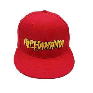 Gorras de Béisbol con Visera Plana, Bordado Metálico 3D, Color Rojo Gamuza, para Hombre - Product Image 3