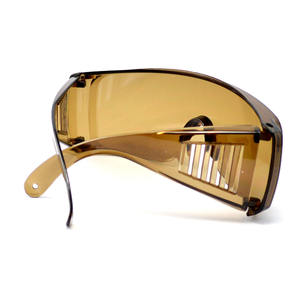 防塵ナイトビジョンイエローレンズUV保護安全保護メガネゴーグルEN166 Ansi Z87.1にフィット - Product Image 2