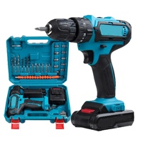 Perceuse sans fil électrique de qualité industrielle DAWOK 21V, moteur sans balais, couple élevé, mandrin sans clé 13mm, batterie lithium 4.0Ah, mini-perceuse à percussion