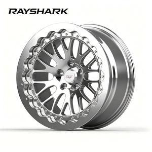 Jantes forgées de style Drag RS personnalisées 17 18 pouces 5x114.3 5x120.65 5x115 pour Ford Mustang S550 S650 Chevrolet Corvette C5 C6 C7 Z06 - Product Image 3