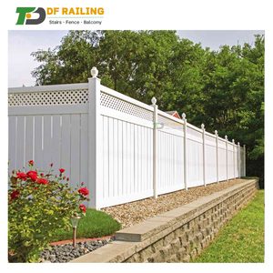 Df giá thấp và chất lượng cao ngoài trời nhựa PVC sự riêng tư hàng rào Bìa sự riêng tư Màn Hình Vinyl hàng rào - Product Image 1