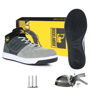 Scarpe Antinfortunistiche Con Puntale In Acciaio – Mocassini Uomo Leggeri – Slip On – Antiscivolo – Sneakers Da Lavoro - 5