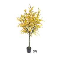 Arbres artificiels de fleurs de pêcher d'automne hiver pour la maison fête de mariage et jardin en plastique fleur de cerisier nouvel an décor ornemental
