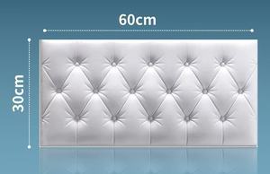 Pegatina de pared autoadhesiva 3D XPE moderna para dormitorio de niños 11mm de espesor, cubierta de bolsa suave anticolisión, tecnología en relieve - Product Image 2