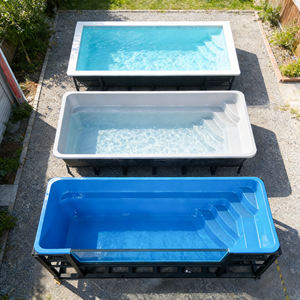 Piscine modulaire avec fenêtre en acrylique transparente pour une vie en plein air, piscine à structure ouverte, piscine spa extérieure - Product Image 1