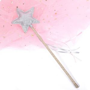 Ensemble baguette magique de fée et serre-tête de princesse 2 pièces pour fille, idéal pour fêtes, Ramadan, cadeaux de remise de diplôme, avec paillettes et sequins faits main - Product Image 5