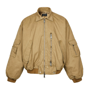 ฤดูใบไม้ร่วงฤดูหนาวหนาขึ้นอบอุ่นวินเทจเสื้อแจ็คเก็ตบอมเบอร์ผ้าฝ้ายผู้ชาย - Product Image 2