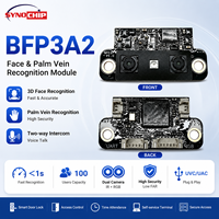 Sensor Biométrico de Doble Lente BFP3A2 40x20mm con 100 Plantillas de Usuario, UART, USB, UVC, Anti-Spoofing y Detección de Vida Real para Dispositivos de Cerradura Inteligente