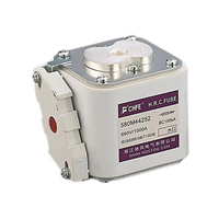 Protection haute vitesse à action rapide Mini fusible semi-conducteur 1000V 2500A cuivre thermique Auto fusible porte-découpe en céramique