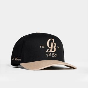 Gorras Estructuradas Personalizadas de 5 Paneles con Logotipo Bordado en 3D, Gorras de Béisbol de Dos Tonos con Cierre a Presión de Algodón - Product Image 4