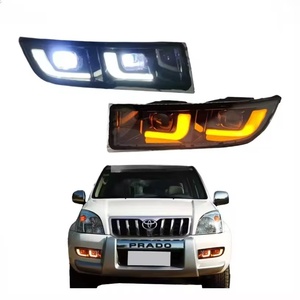 DRL pour Toyota Land Cruiser Prado LC120 FJ120 2003 - 2009 Led Daytime Running Fog Light Auto Car 12V Driving Turn Signal Lamp - Product Image 1