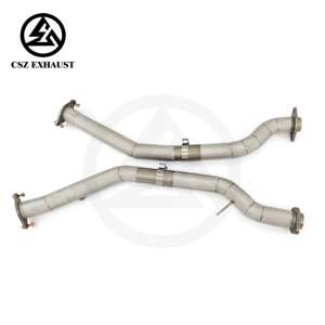 Tubo de Escape CSZ de Alta Calidad para Jeep Grand Cherokee <span class=keywords><strong>SRT8</strong></span> 6.4L, Tubo Intermedio de Alto Rendimiento con Flujo Libre y Protector Térmico - Product Image 3