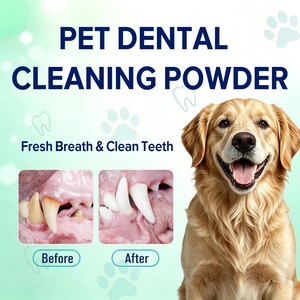 Polvo Dental para Mascotas OEM ODM, Suplementos para el Cuidado Bucal, Limpieza de Dientes para Perros con Probióticos - Product Image 3