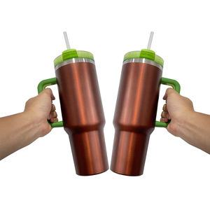 Nouveau RTS 40oz 30oz néon sublimation blanc mélangé miroitant paillettes tasses de voyage isolées avec couvercle et pailles pour bricolage Sublimation - Product Image 5