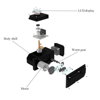 Actionneur Électrique Rotatif Motorisé pour Vannes, 220V 380VAC 12V 24V DC IP67 pour le Traitement de l'Eau