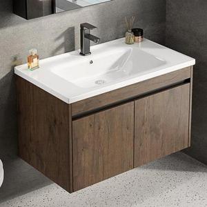 Mobile da <span class=keywords><strong>Bagno</strong></span> Sospeso Economico, Arredo <span class=keywords><strong>Bagno</strong></span> Salvaspazio in Alluminio a Nido d'Ape, Mobile Lavabo Singolo Sospeso con Armadietti - Product Image 4