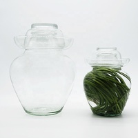 Pot de Fermentation en verre de 2500ML avec couvercle, Pot de Fermentation traditionnelle chinoise avec couvercle hermétique