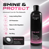 Brillant et protecteur pour pneus de voiture, noir profond brillant, protection UV, hydrofuge, anti-salissures, sans traces, marque privée OEM, vente en gros