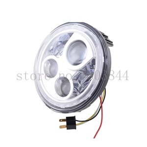 YongJin Chrome 7 "faro a LED per <span class=keywords><strong>Honda</strong></span> Hornet 250 600 <span class=keywords><strong>900</strong></span> VTR <span class=keywords><strong>CB</strong></span> 400 500 1300 2013-2015 - Product Image 2