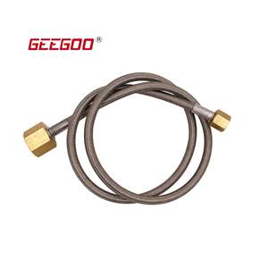 Vente directe d'usine Tuyau haute pression en acier inoxydable résistant aux hautes températures pour bouteilles de gaz Extrémités filetées Tuyaux en caoutchouc - Product Image 5