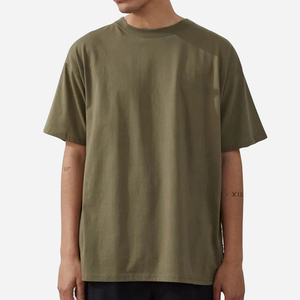 Wholesale Men's T-Shirts Premium Cotton 200gsm Heavyweight Blank Oversized Tee-Shirt Streetwear <b>Drop</b> Shoulder Boxy T-Shirts - Product Image 4