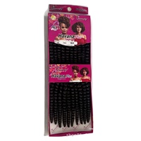 Wig rambut pendek keriting sutra domestik terlaris lintas batas, grosir pabrik, jahitan ganda, gaya Afrika Havana