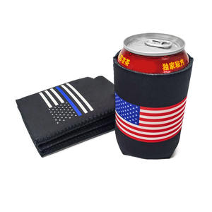 Offre Spéciale : Refroidisseurs de canettes personnalisés en néoprène pliables pour invités, idéaux pour les mariages (vente en gros) - Product Image 4