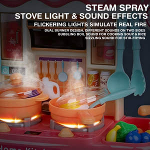 Ensemble de <span class=keywords><strong>cuisine</strong></span> portable pour enfants de 5 à 13 ans - Accessoires de <span class=keywords><strong>cuisine</strong></span> en plastique pour jouer en plein air - Product Image 4