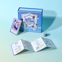 Boîtes de rangement personnalisées en carton écologique et recyclable pour jeux de cartes, gravées, simples/doubles, étuis de présentation transparents pour 2 jeux de cartes, pour poker et jeux de société