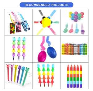 新着3Dアーティストプロ描画ワックスクレヨンかわいい着色動物馬の形6色プラスチッククレヨン子供用 - Product Image 6