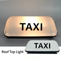 Nouvelles lampes de toit LED EURS de grande taille pour taxi, 12V, étanches, magnétiques, pour utilisation en taxi