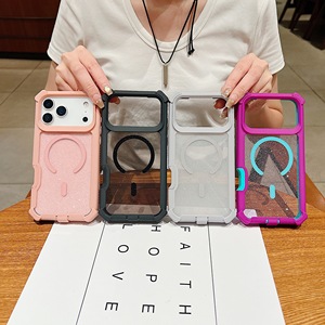 Funda Magnética Inalámbrica 2 en 1 para Teléfono, Estilo Ins, Translúcida, Antigolpes, para iPhone 17 Pro Max - Product Image 6