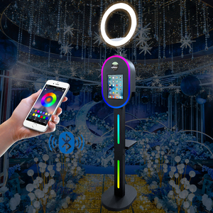 ตู้ถ่ายรูปพกพาแบบเปิดโล่งสำหรับงานแต่งงาน ใช้กับ <span class=keywords><strong>iPad</strong></span> และกล้อง DSLR ถ่ายภาพอัตโนมัติ - Product Image 4