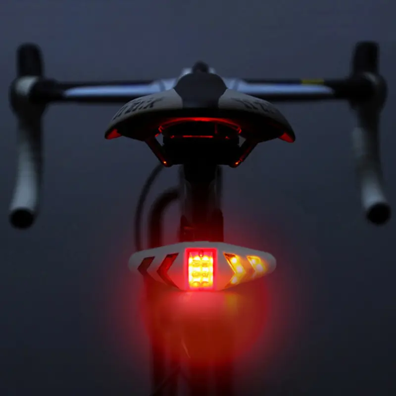 Life Waterproof Usb Rechargeable 500mAh Bike Rear Light Bicycle Tail Light