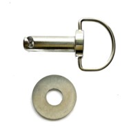 Nouveau kit de vis à dégagement rapide en acier M8 30 mm avec anneau en D, accessoire de fixation pour moto, ajustement universel