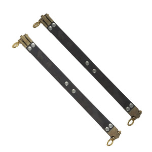 Metal Buckle <b>Clip</b> 14x250mm Gold Plated Elastic <b>Snap</b> Clasp For Bag Accessories Classic Style Model DL-58 - Product Image 4