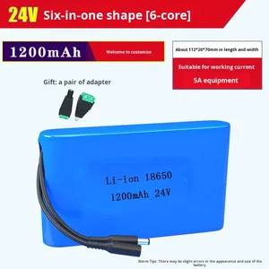 <span class=keywords><strong>Batterie</strong></span> liquide grande capacité 18650 22,2V/24V pour outils électriques, électroaimants, pompes à eau et éclairage de secours LED - Product Image 1