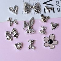 Mini Flatback Résine Charmes Kawaii Animal Crème Colle Décorations pour DIY Accessoires Téléphone Cas Chaussures-Flatback Artisanat Ornements