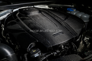 Accesorios para automóviles personalizados, capó de motor de fibra de carbono seco para <span class=keywords><strong>Audi</strong></span> A4/A5/Q5/ 2015 + <span class=keywords><strong>A6</strong></span>/A7 2016 + 1,8 T/2,0 T, cubierta de motor - Product Image 3