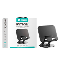 COTECi-Supports universels pliables en acier au carbone pour bureau de jeu, support rotatif à double axe et stabilité pour ordinateur portable