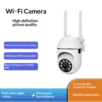 Caméra de sécurité intérieure sans fil Wi-Fi 720P à double antenne Minion, vision nocturne, notification d'alarme, contrôle à distance, livraison directe d'usine