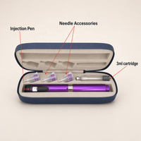 Étui de voyage pour stylo d'injection réutilisable V2/V3/V4, boîte de rangement protectrice compacte pour la maison et l'extérieur
